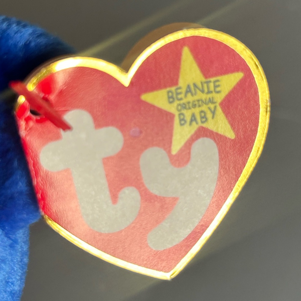 NWT Original TY Beanie Baby 1998 Clubby The Bear - Picture 5 of 7